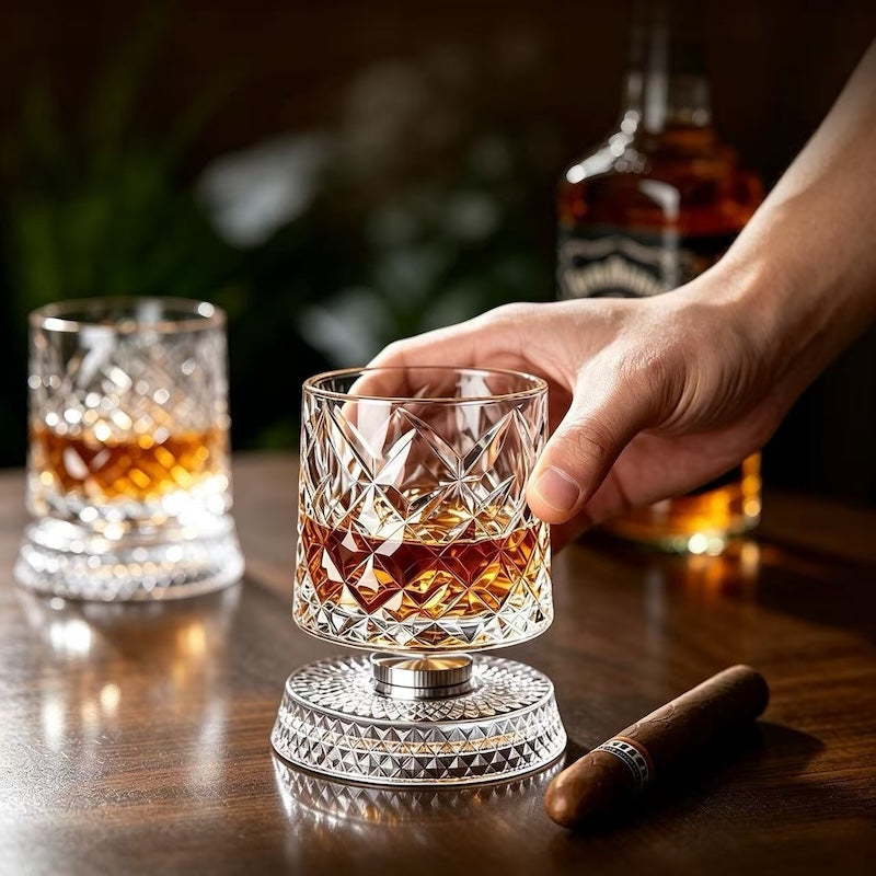 Mungo Spin of Fortune — Rotating Whiskey Glass Set