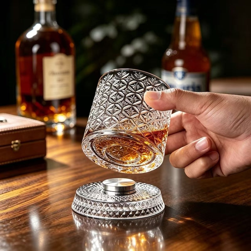 Mungo Spin of Fortune — Rotating Whiskey Glass Set