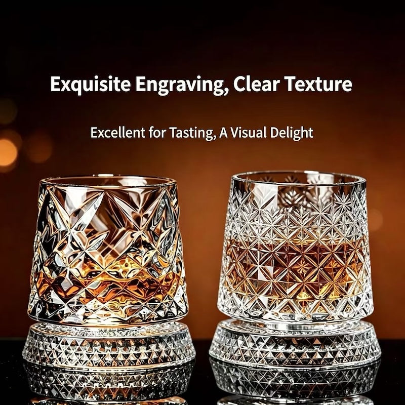 Mungo Spin of Fortune — Rotating Whiskey Glass Set